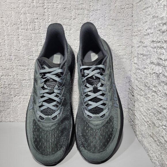 HOKA One One Mach 6 Wide Men’s Size US 12.5 2E Black Outer Orbit Running Sneaker - Picture 7 of 12